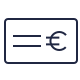 Icona bonifico per ricaricare Carta Prepaid International richiedibile da Mediobanca Premier