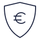 Icona sicurezza per tutelare la Carta di Debito International richiedibile da Mediobanca Premier