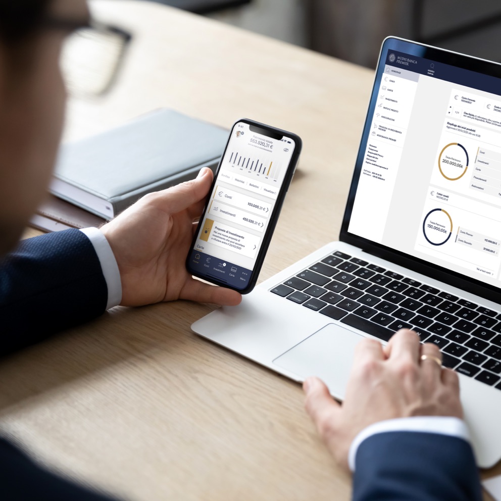 Servizi digitali: Area Clienti e App Mediobanca Premier