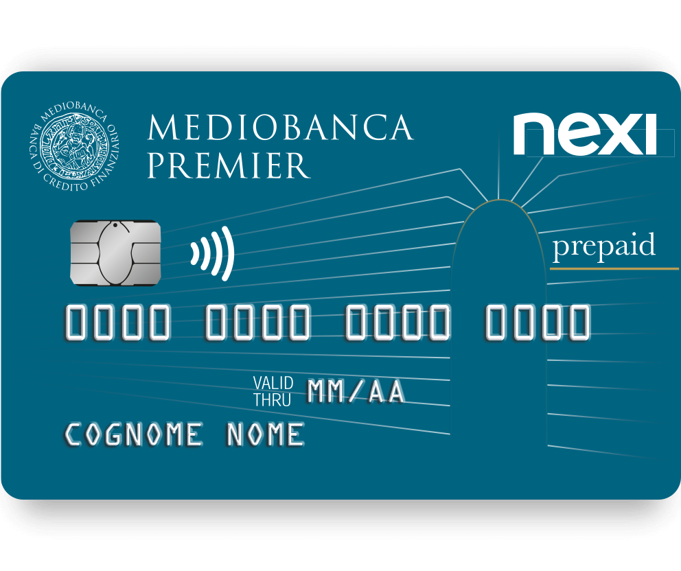 Carta Prepaid International richiedibile da Mediobanca Premier