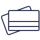 Icona blocco carte 