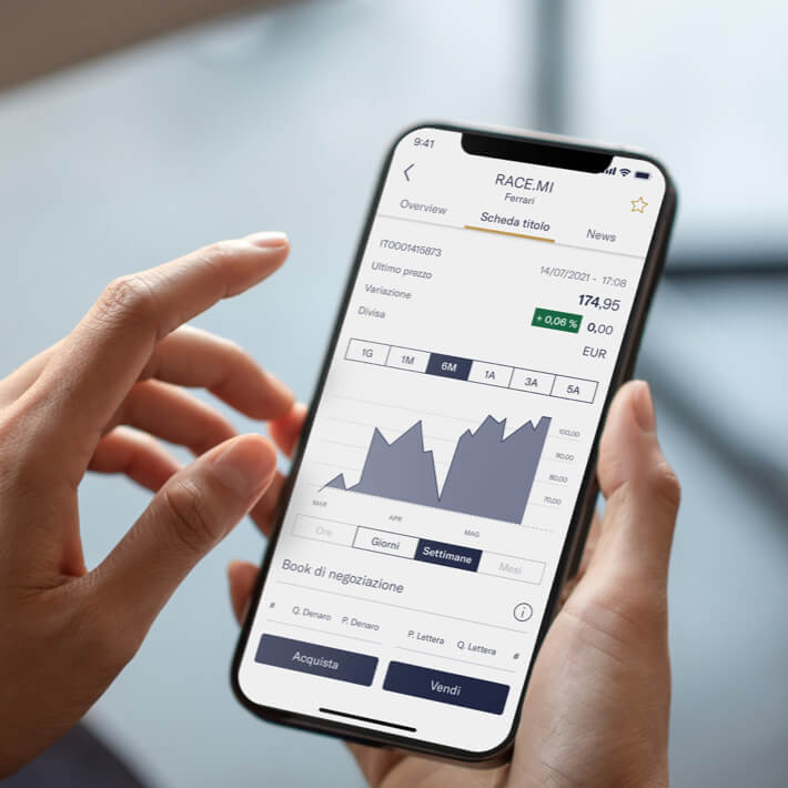 App Mediobanca Premier per la gestione degli Investimenti