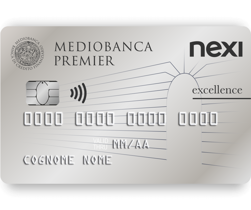Carta di Credito Excellence richiedibile da Mediobanca Premier