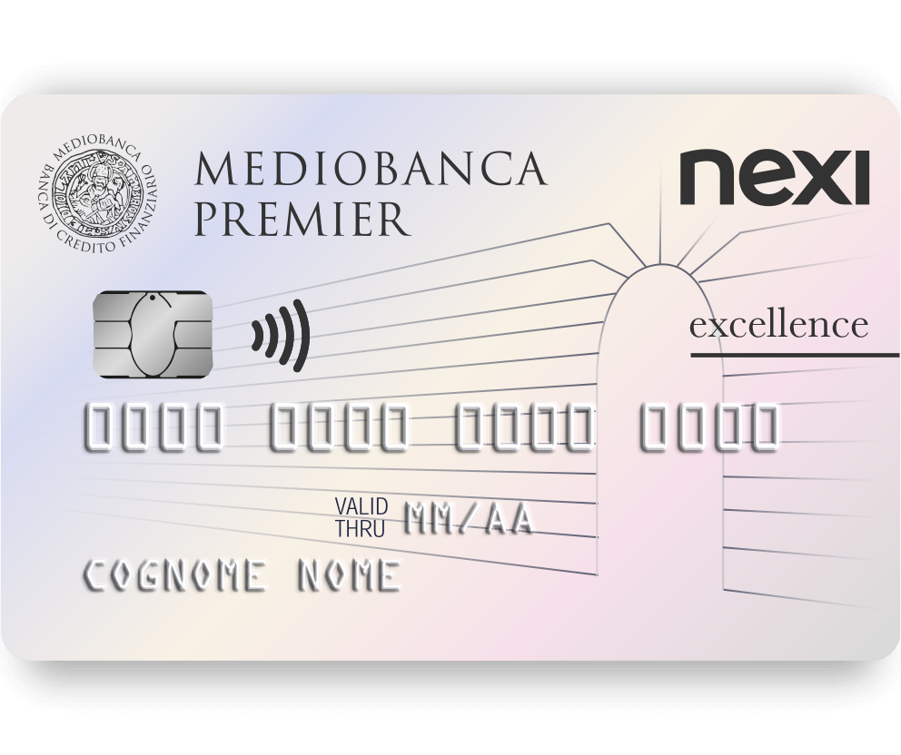 Carta di Credito Excellence richiedibile da Mediobanca Premier
