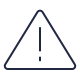 Icona carattere di urgenza in e-mail di phishing