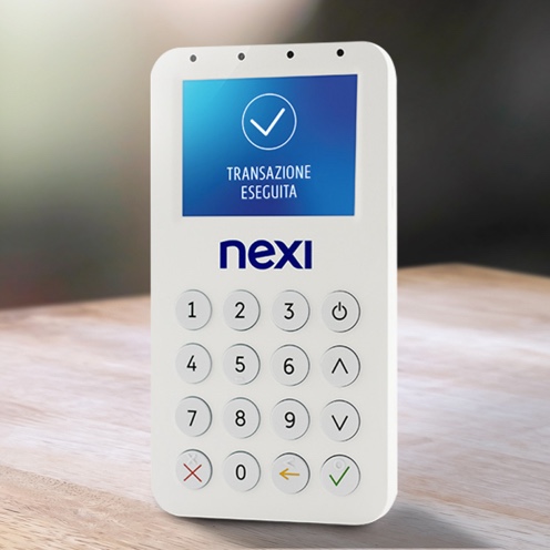 Lettore di carte Nexi Mobile POS piccolo, leggero e compatto