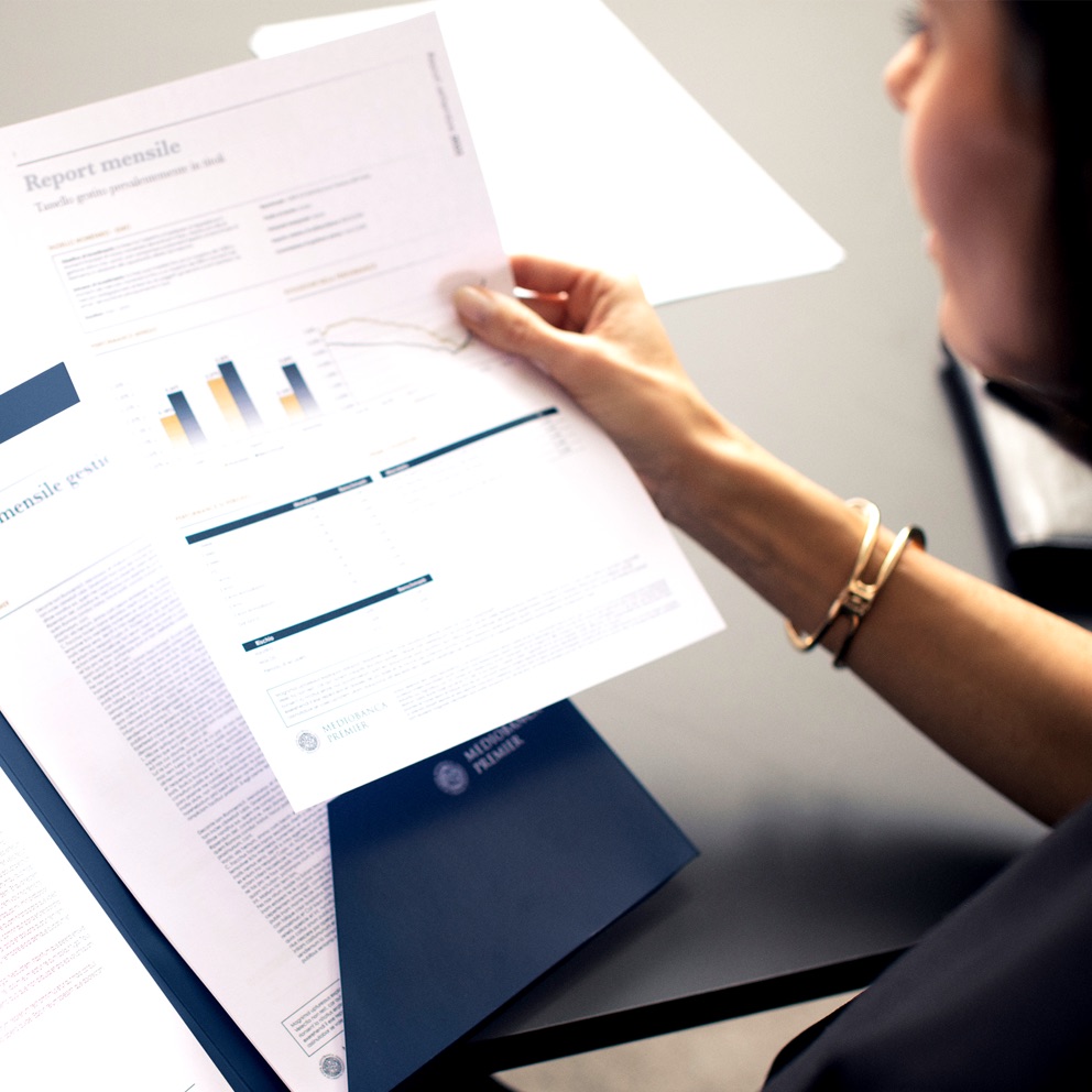 Advisor Mediobanca Premier consulta i documenti del servizio Gestione Patrimoniale